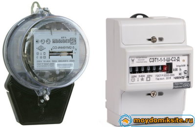 Однофазные электросчетчики: индукционные и электронные